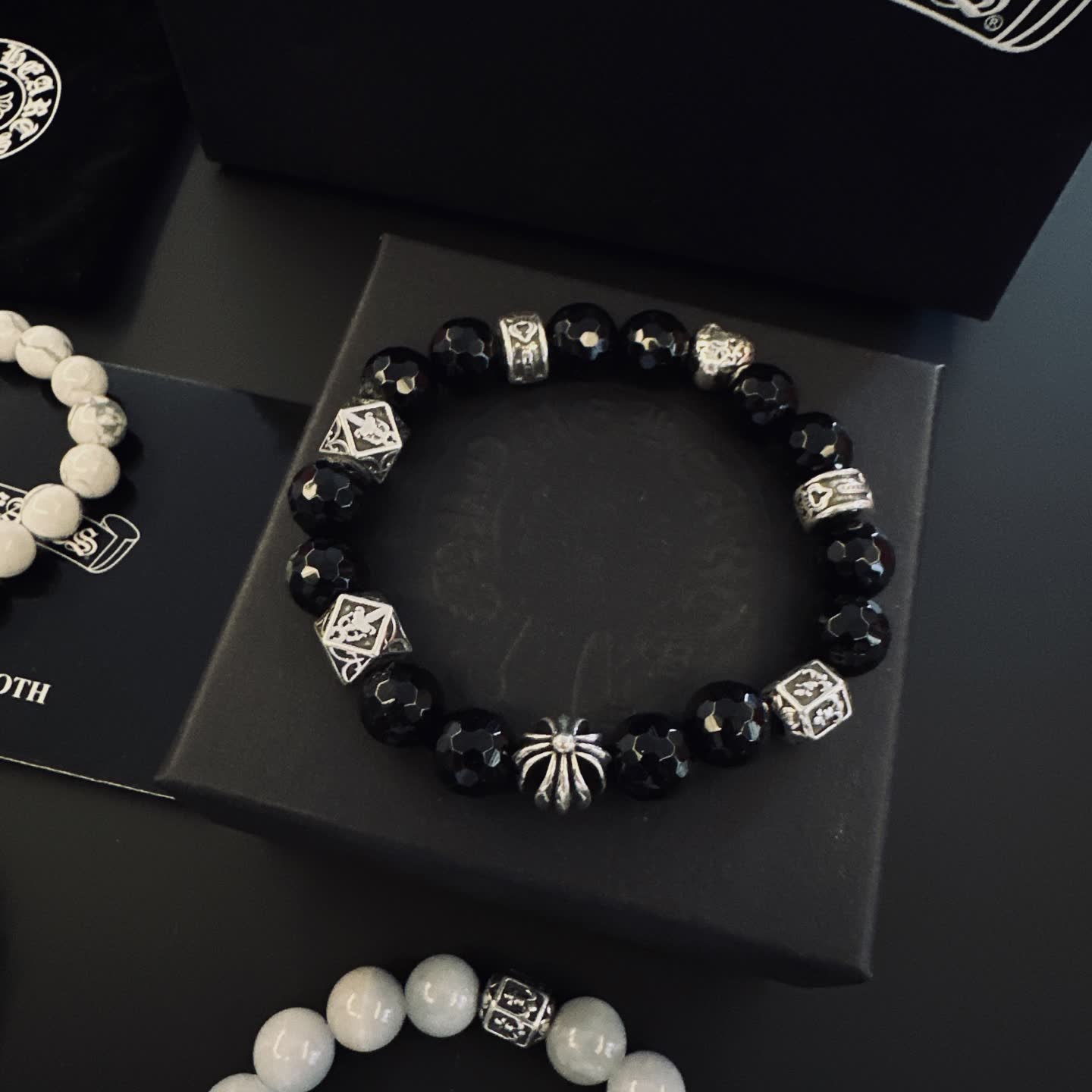 Chrome Hearts Beaded Bracelet Set